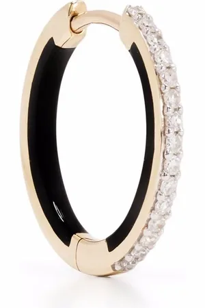 Maria Black Lost Highway diamond huggie earring