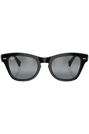 Ray-Ban Square-frame mirrored-lens sunglasses