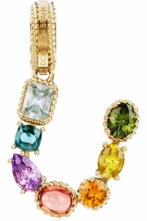 Dolce & Gabbana Rainbow Alphabet U 18kt yellow pendant