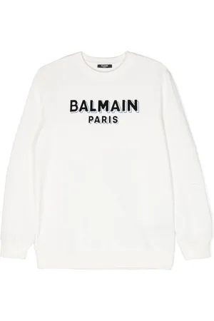 Balmain Logo-print cotton sweatshirt