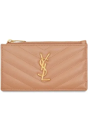 Saint Laurent Monogram Quilted Cardholder - Farfetch