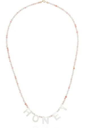 Roxanne First Honey beaded necklace