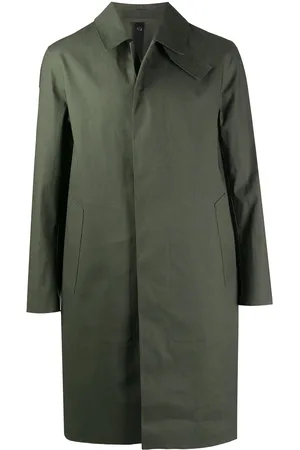 MACKINTOSH OXFORD single-breasted car coat