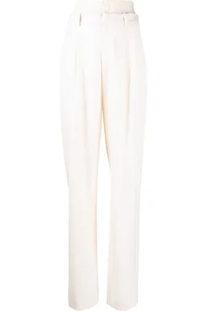 MONSE Double-waist straight-leg trousers