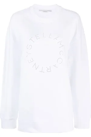 Stella McCartney Rhinestone-embellished logo sweatshirt