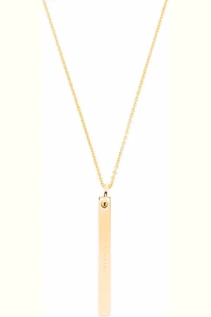TOM WOOD Cube-chain 9kt -plated sterling-silver necklace