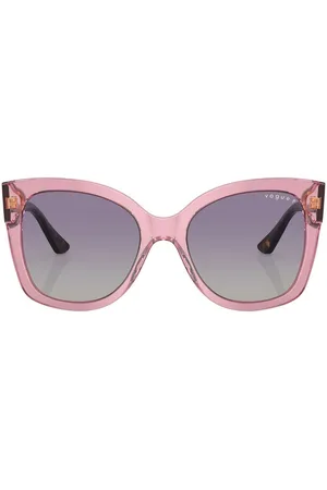 vogue Tortoiseshell-effect butterfly-frame sunglasses