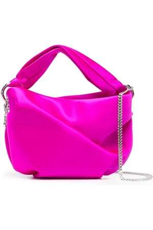 Jimmy Choo Bonny satin-finish tote bag