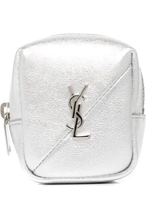 Saint Laurent Monogram Blogger Crossbody Bag, White