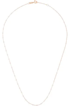 GIGI CLOZEAU 18kt beaded chain necklace