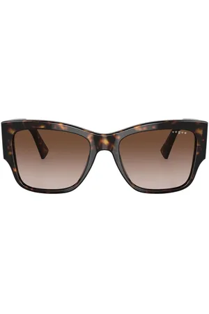 vogue Tortoiseshell-effect square-frame sunglasses