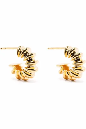 Missoma Small rigged claw hoop earrings