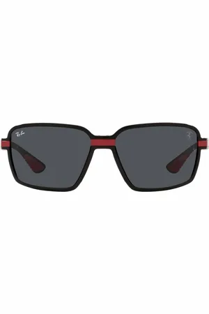 Ray-Ban X Scuderia Ferrari rectangle-frame sunglasses