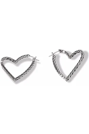 John Hardy Classic Chain Manah hoop earrings