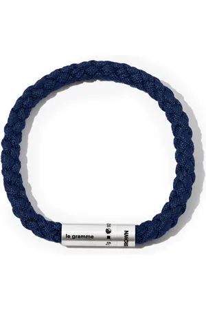 Le Gramme X Orlebar Brown engraved-logo bracelet