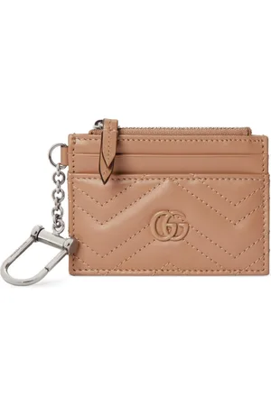 Gucci Leather GG Marmont Keychain Card Holder | Harrods SE
