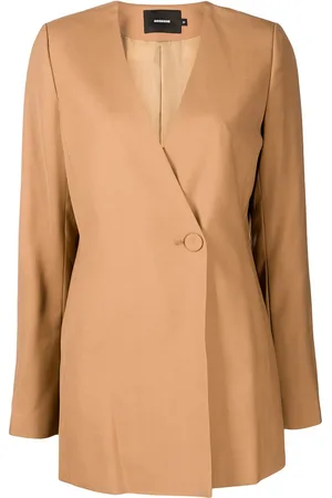 GOODIOUS Double-breasted V-neck coat