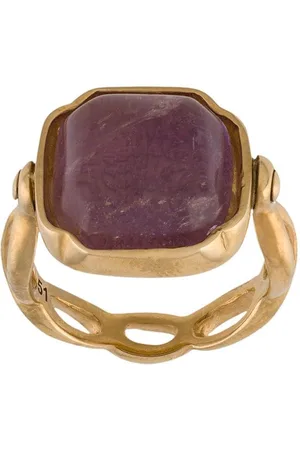 Goossens Square Cabochons ring