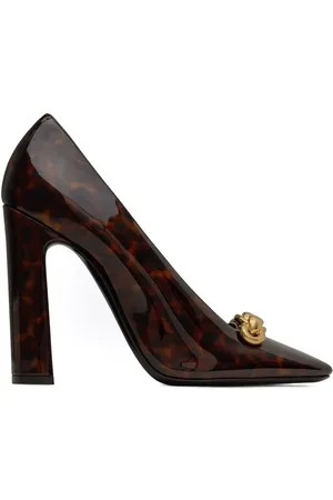 Saint Laurent Swing 110mm tortoiseshell pumps