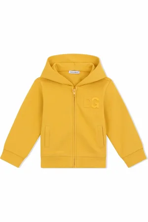 Dolce & Gabbana Logo-embossed zip-through hoodie