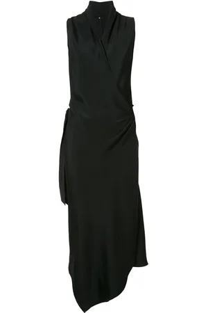 PETER COHEN Victor wrap-style silk dress