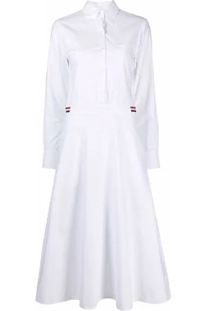 Thom Browne RWB tab shirt dress