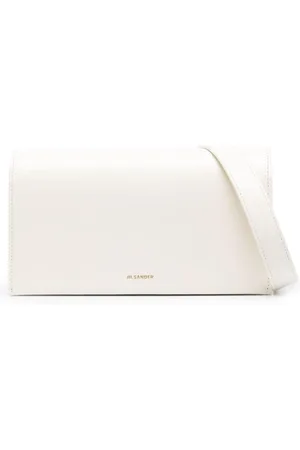 Jil Sander Logo-stamp leather shoulder bag
