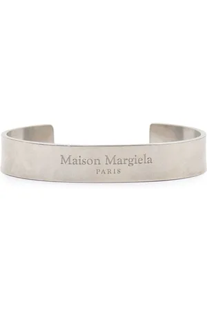 Maison Margiela Thin Cuff Bracelet in Metallic for Men