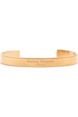 Maison Margiela Logo-engraved cuff bracelet