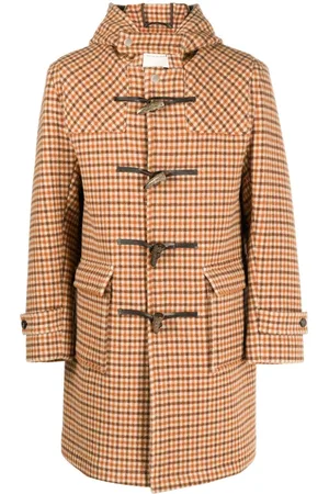 MACKINTOSH Weir checked wool duffle coat
