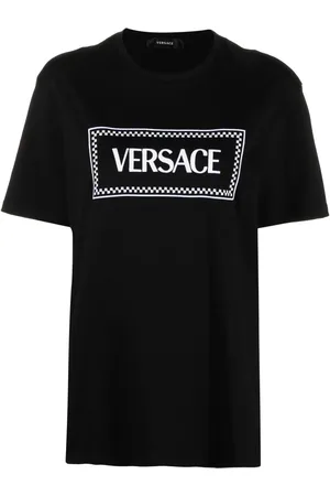 VERSACE 90s Vintage logo-embroidered T-shirt