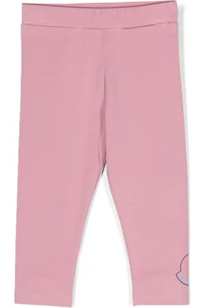 Moncler Logo-tag cotton leggings