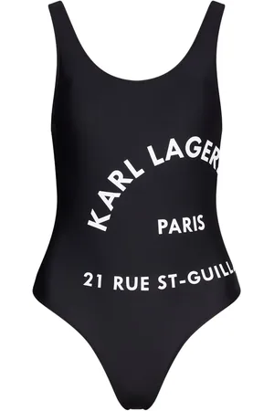 Karl Lagerfeld Logo-print swimsuit