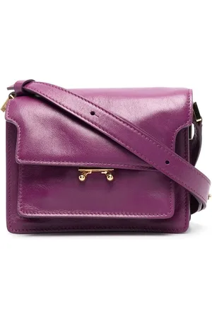 Marni mini Soft Trunk shoulder bag, Purple