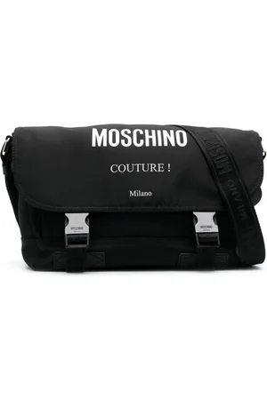 Love Moschino / black small bag with heart studs - GALANI BOTTEGA