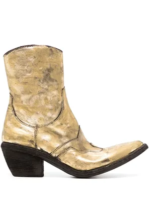 Madison.Maison Laminated leather ankle boots