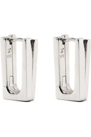 TOM WOOD Step hoop earrings
