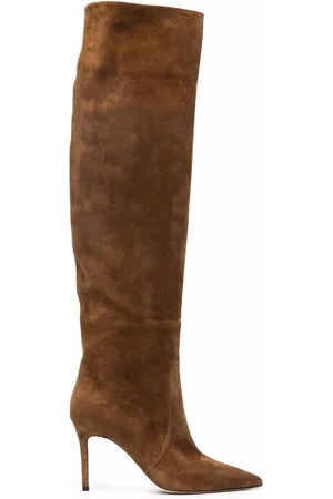 Scarosso X Brian Atwood Carra suede boots