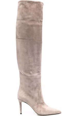Scarosso X Brian Atwood Carra suede boots