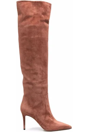 Scarosso X Brian Atwood Carra suede boots