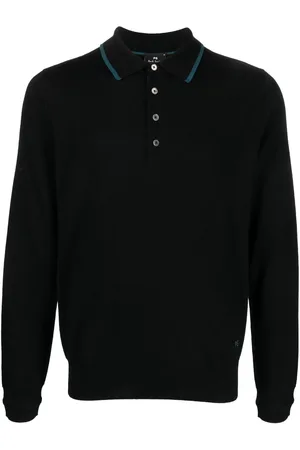 Paul Smith Logo-embroidered merino polo shirt