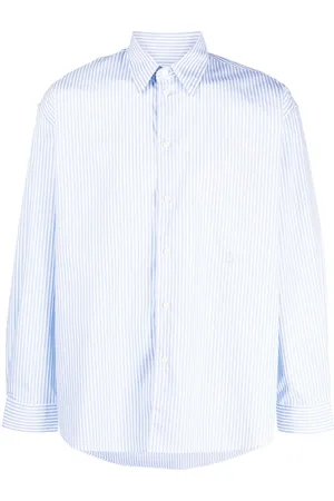 Sporty & Rich Stripe-print long-sleeved shirt