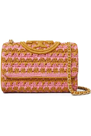 Tory Burch Small Fleming Soft crochet convertible shoulder bag