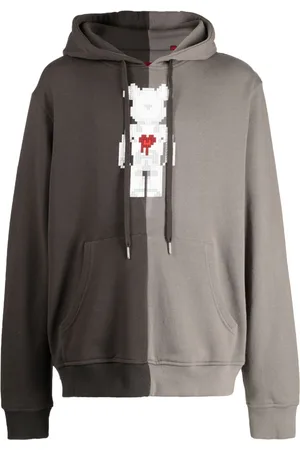 MOSTLY HEARD RARELY SEEN Bear-print cotton hoodie
