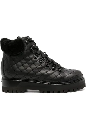 LE SILLA St. Moritz quilted leather boots