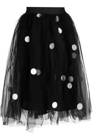 JNBY Polka-dot A-line skirt