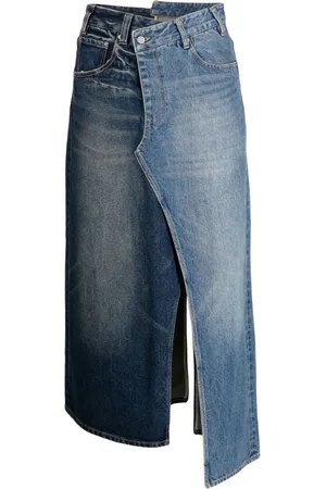 JNBY Asymmetric denim skirt