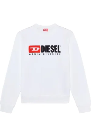 Diesel S-Ginn-Div logo-appliqué sweatshirt