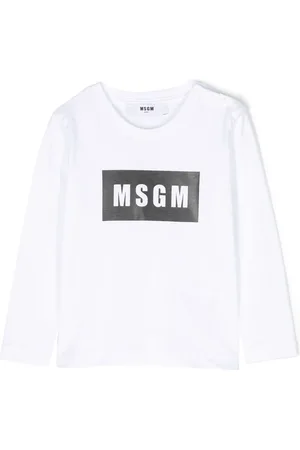 Msgm Logo-print cotton sweatshirt