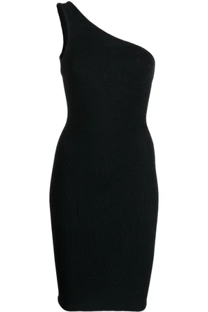Hunza G Nancy one-shoulder dress